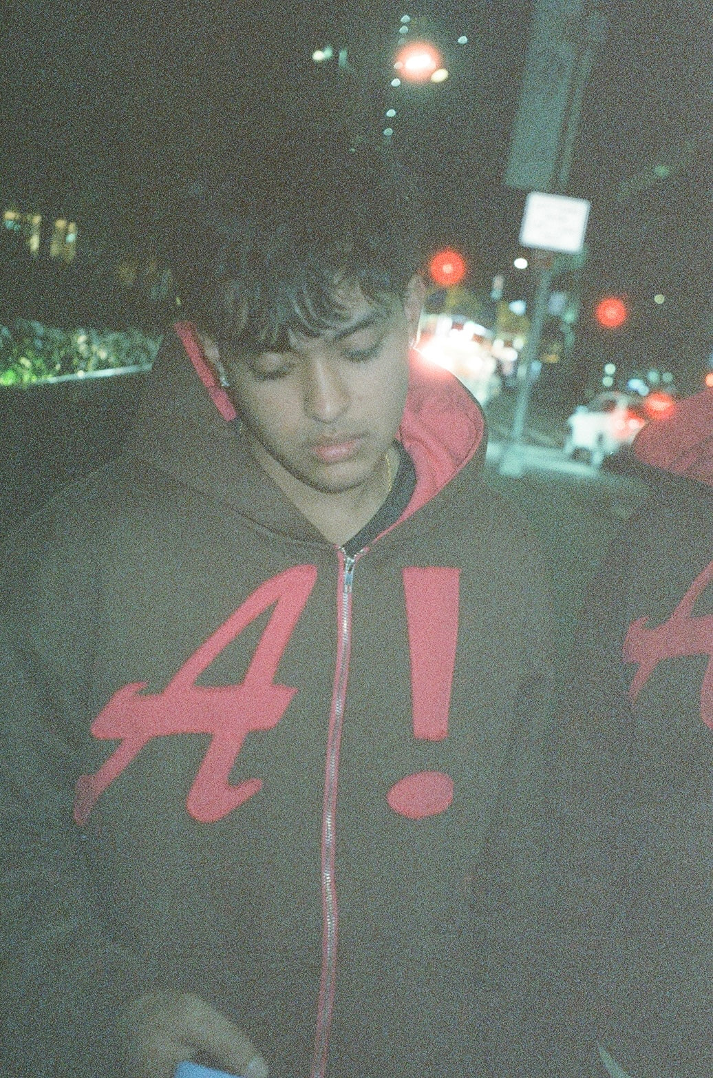 Classic Big Letter Zip Up
