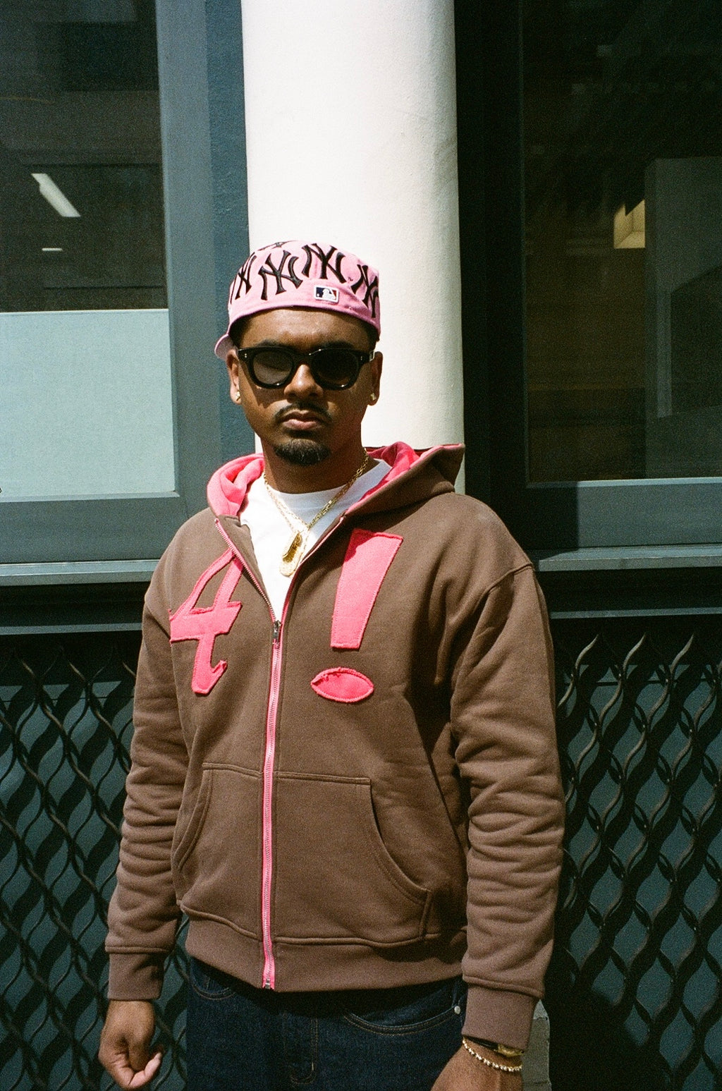 Classic Big Letter Zip Up