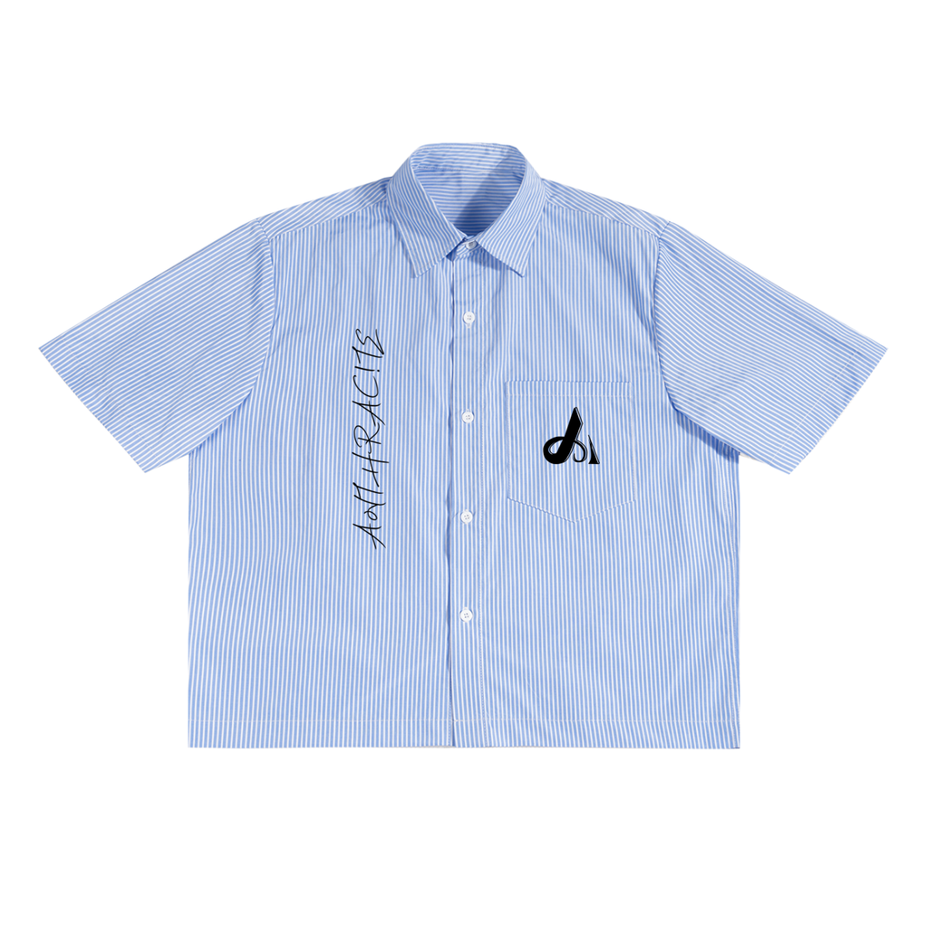 Oversized Vertical Stripe Boxy Shirt